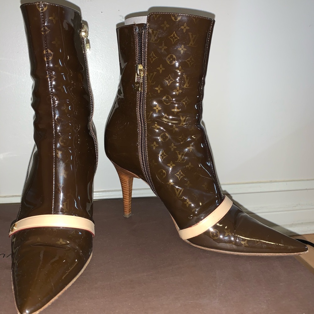 Louis Vuitton Brown Boots